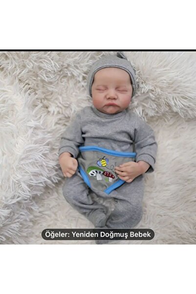 Kayra 45 Cm Silikon Reborn Gerçekçi Bebek Oyuncak
