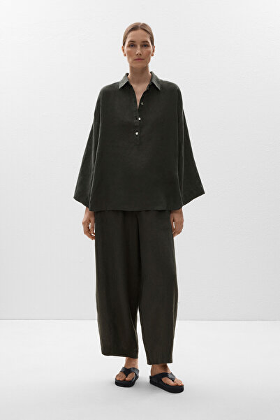 Oysho Oversize shirt in 100% linen