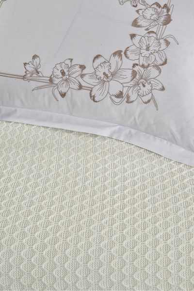 Levanzo 6 Piece Knitted Blanket Set Dolce Cream