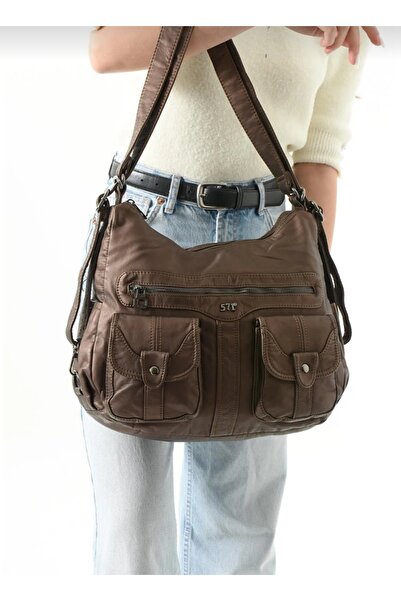 NightLove حقيبة ظهر من الجلد الصناعي