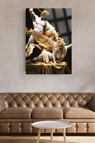 TAULART Meduza i Persej, Mitologija NELOMIVO LUKSUZNO STAKLENO STOLO ULTRA VI...