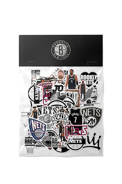 dadi ramba Brooklyn Nets -Bullet Journal - Agenda - Planner - Notebook - Laptop Sticker Decal - Sticker Pack