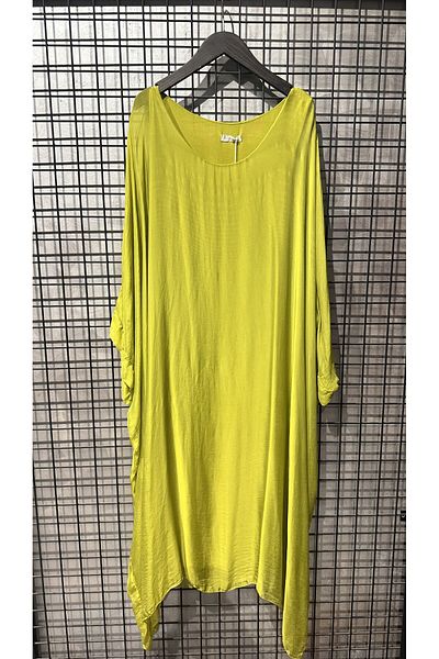 MADE İN ITALY Italian Silk Dress with Inner Lining