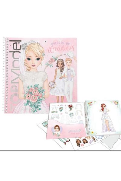 Top Model Wedding Sticker Book - Bride Groom