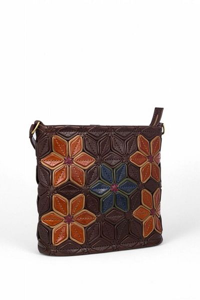 GÖN Lisa Brown-Multicolor Women's Crossbody Bag 157 Lisa