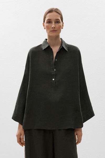 Oysho Oversize shirt in 100% linen