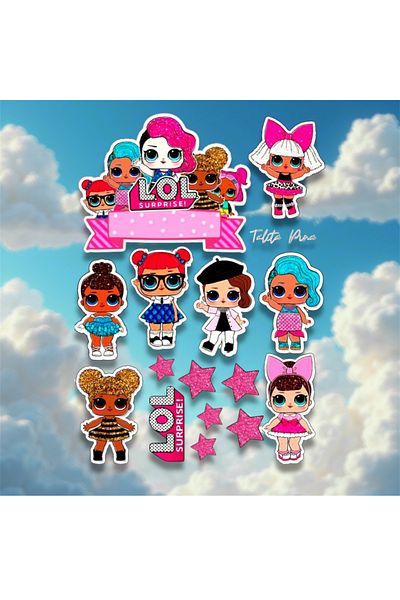 Limitless Design Colorful Baby Character Sticker Set – Decorative and Fun Design