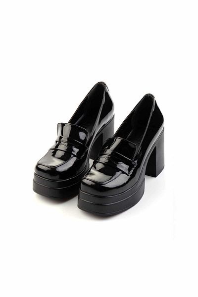 Bambi Pantofi cu toc clasici de damă negri K 01181062508