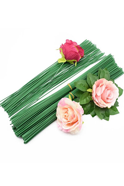 MD Aspiz Flowers Цветя от тел 2 мм 150 броя 36 см _ Големи консумативи за сла...