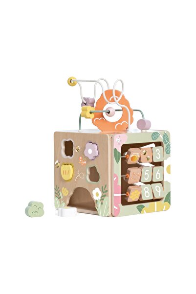 Classic World Ahşap Bal Arısı Aktivite Küpü