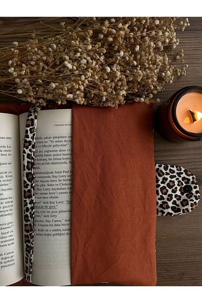 Meşe Home Self-Bookmark Fiber-Filled Book Sleeve-Book Bag-Tablet Sleeve-Tablet Bag