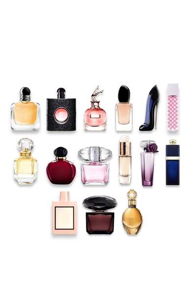 Mini مجموعة عطور ميني متميزة للنساء 25 مل (15 قطعة)