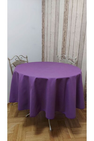 gonk Yuvarlak,düz renk,duck (SIVI ITİCİ ,LEKE TUTMAZ) Kumaş,masa Örtüsü
