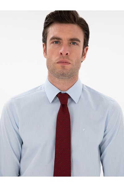 Cacharel Açık Mavi Slim Fit Pamuklu Oxford Gömlek 50304497-VR003