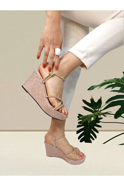 AYDOĞDU by ünal Rose Women's Wedge Heeled Shoes 690