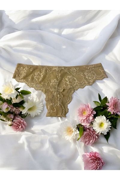 enmodaiçgiyim Γυναικείο στρινγκ Lux Lace - Χρώμα δέρματος