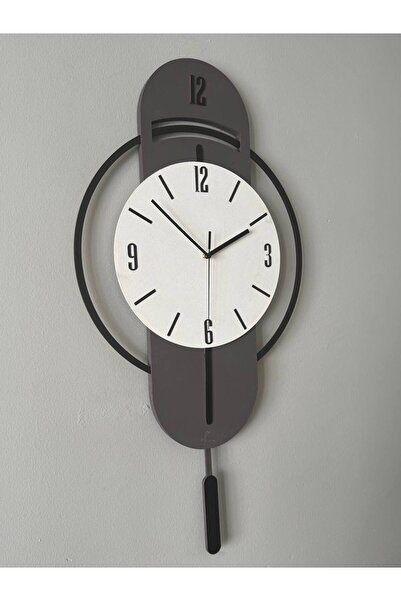 Ronson 80 cm Büyük Boy Dekoratif Sarkaçlı Saat Sessiz Akar Mekizma El Yapımı ...