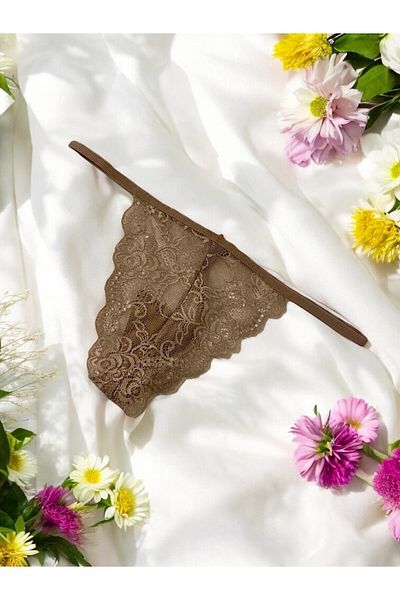 enmodaiçgiyim Γυναικείο κορδόνι Mink Lace