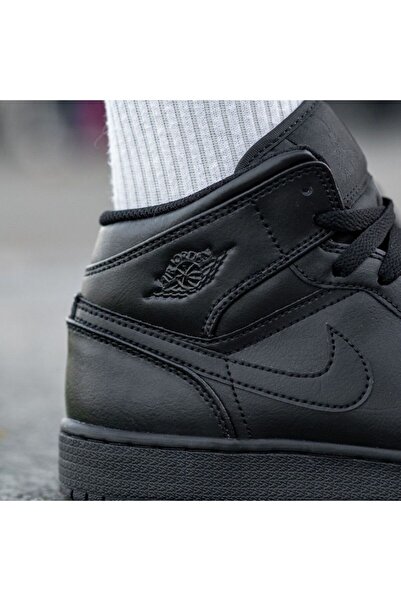 Nike 554725-093 AIR JORDAN 1 MID GS UNISEX SNEAKER