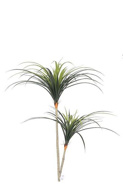 Generica Artificial Yucca Cactus Tree (2 Branches) with Cylinder Plastic Pot
