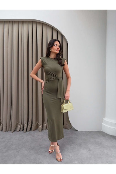 ESRAHELVACI Waist Tied Padded Dress