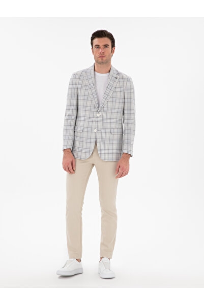 Cacharel Bej Slim Fit Pamuk Karışımlı Jean Pantolon 50306703-VR011