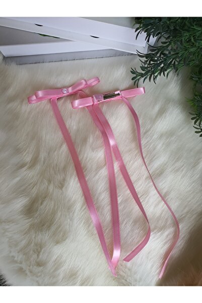 Fiyonks Atölye إكسسوارات شعر بإبزيم على شكل فيونكة من الساتان مكونة من قطعتين...