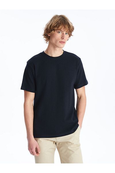 LC Waikiki Kurzärmliges Herren-T-Shirt mit Rundhalsausschnitt