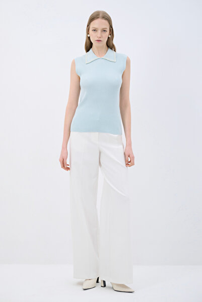 adL İnci Detaylı Triko Bluz