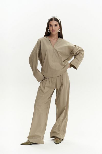Mai Blenham Stone Shirt Pants Set