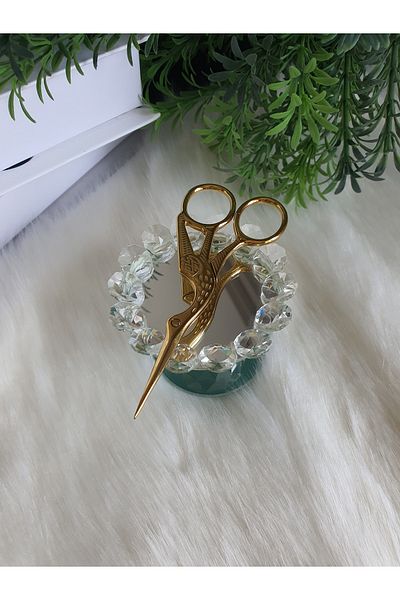 Fiyonks Atölye Promise, Engagement Scissors, Gold Color Scissors, Special Scissors