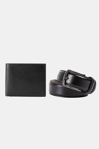Lysande Classic Leather Wallet and Belt Set That Attract Attention with Elegance – Perfect Gift Option