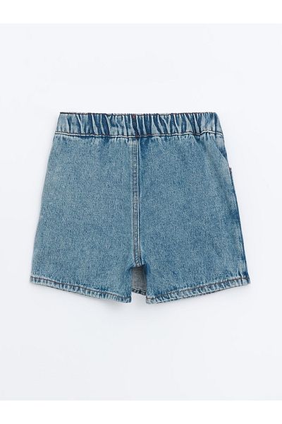 LC Waikiki LCW Kids Elastic Waist Girl's Jean Shorts Skirt