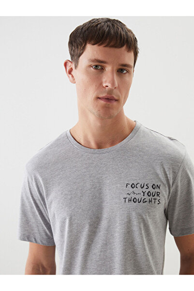 LC Waikiki Ανδρικό Tisort με στάμπα Crew Neck New Season - S5KU47Z8