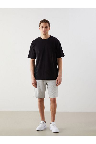 LC Waikiki Crew Neck Printed Combed Cotton Men's T-Shirt