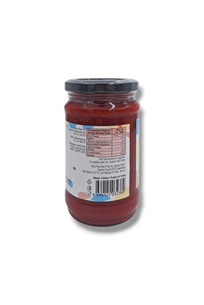Essen Organik Organik Tuz Ilavesiz Biber Salçası 300gr