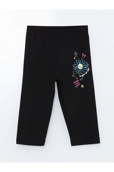 LC Waikiki 3/4 Length Girl's Tights with Elastic Waist
