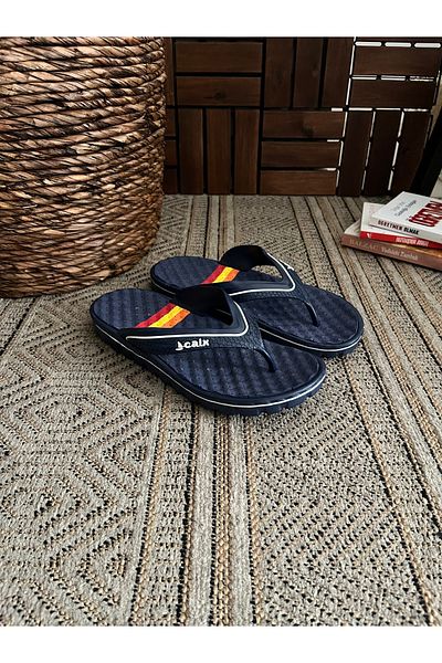 Behtah Kundura Orthopedic Massage Sole Flip Flops Daily Pool Bathroom Non-Slip Sole Men's Slippers