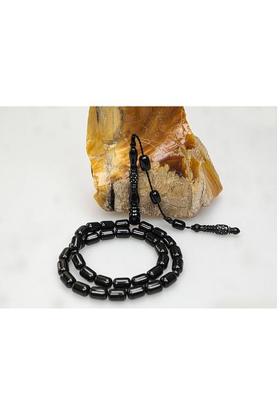 Skygo Oltu Stone Carved Imame Processing Plain Rosary