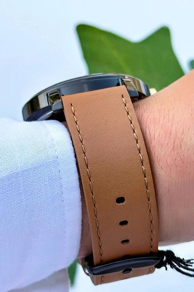 Ferrucci Leather Band Calendar Men's Wristwatch with Bracelet Gift
