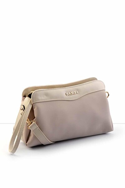 Bambi Bej Kadın El Çantası C06620069404
