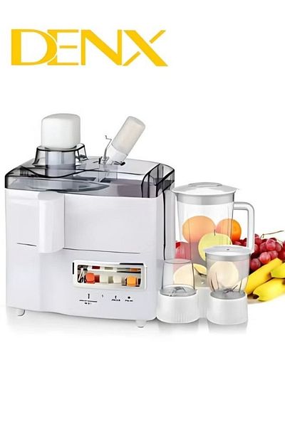 Denx معالج طعام 4 في 1 مع 29 وظيفة (خلاط، مطحنة، معالج طعام، مفرمة) DX2500