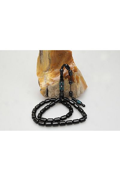 Skygo Oltu Stone Nakkaş Kilim Pattern Simple Rosary with Imam