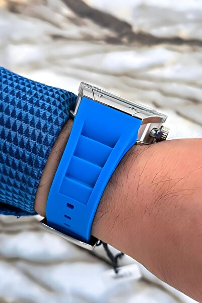 Ferrucci Mavi Renk Silikon Kordon FCF.03258FS.07 Function Erkek Kol Saati+Bileklik zmfer156