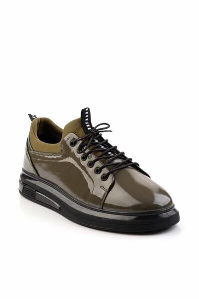 Bambi Yeşil Leather Erkek Casual Ayakkabı E01347030008