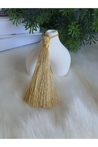 Fiyonks Atölye Tassel , Single Tassel , 1 Piece Tassel 10 Cm Length, Textile Accessory