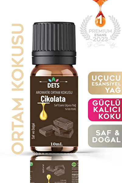 Dets Çikolata Uçucu Yağ Esansı - Buhurdanlık Difüzör Hava Nemlendirici Kokusu...