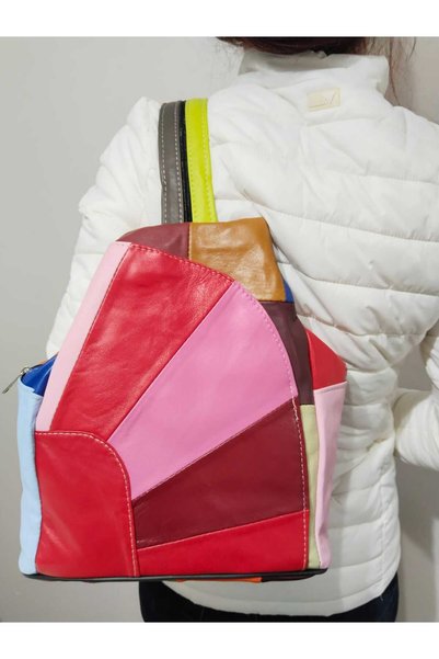 atter Rucsac de lux din piele naturală (30 cm x 28 cm)