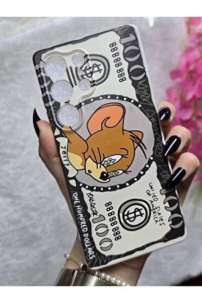 SUPER FRAME Samsung Galaxy S25 ULTRA Uyumlu Baskılı Şeffaf Telefon Kılıfı