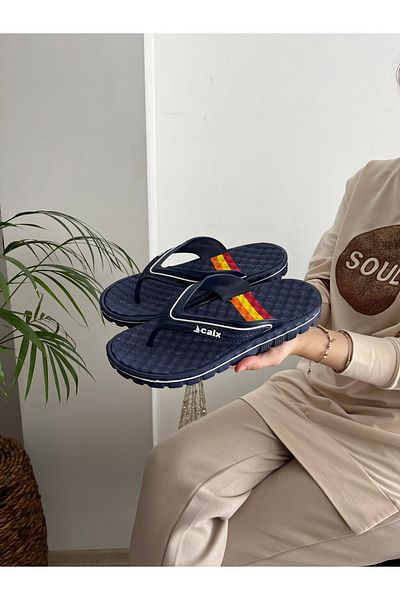 Behtah Kundura Orthopedic Massage Sole Flip Flops Daily Pool Bathroom Non-Slip Sole Men's Slippers